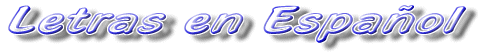 Letras Traducidas al Espa�ol